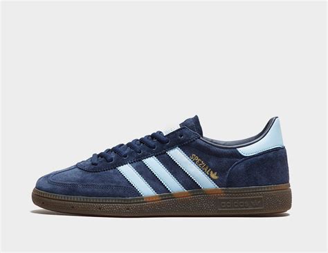 adidas spezial blau on feet|Adidas blue handball shoes.